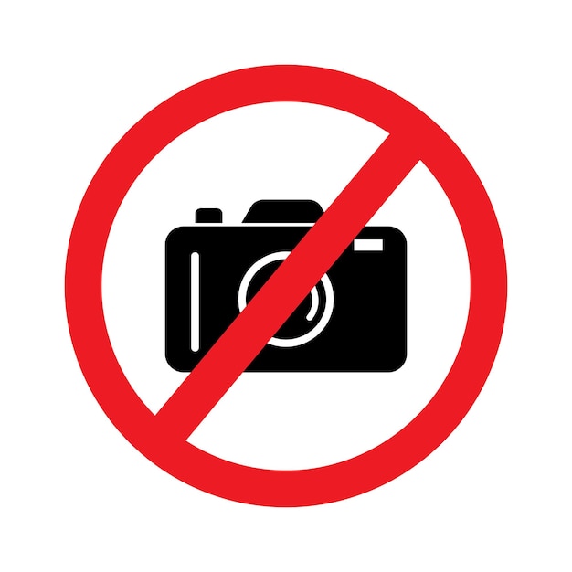 Icon van het verboden teken