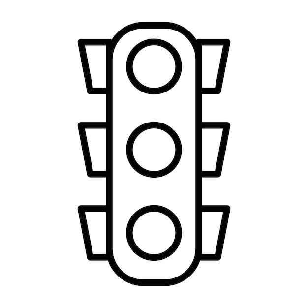Icon van het verkeerslicht