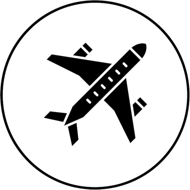 Icon van het vliegtuig