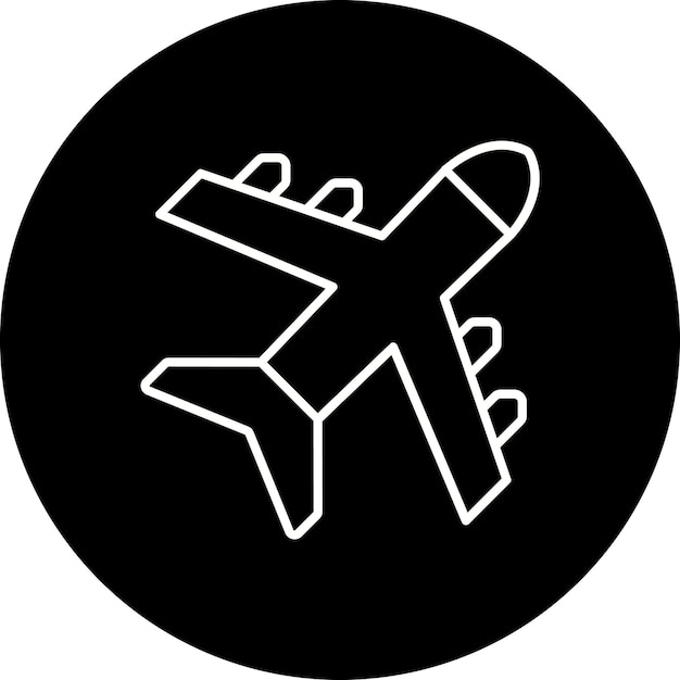 Icon van het vliegtuig