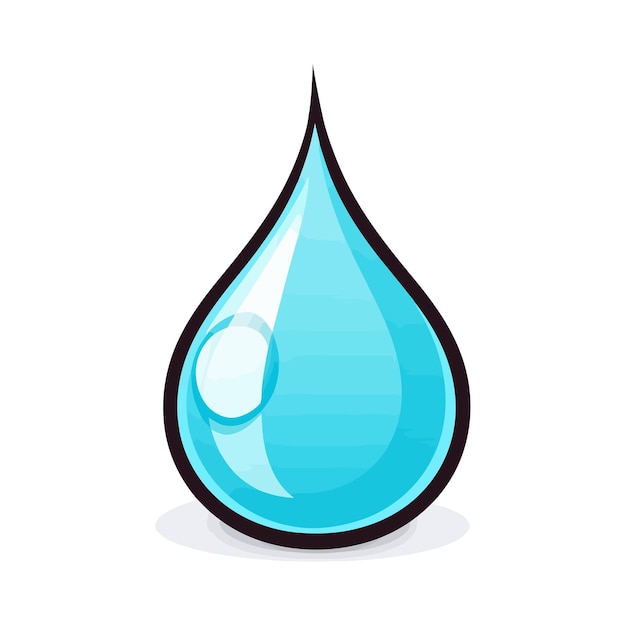 Icon van het waterdruppel-logo