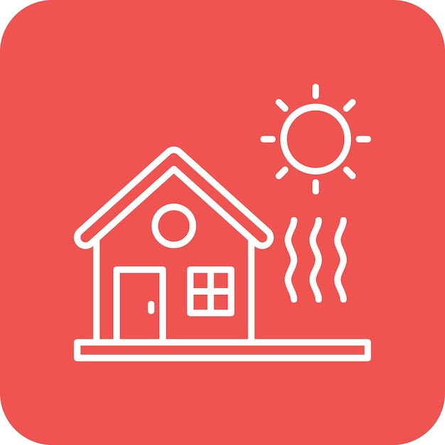 Icon van hittegolven