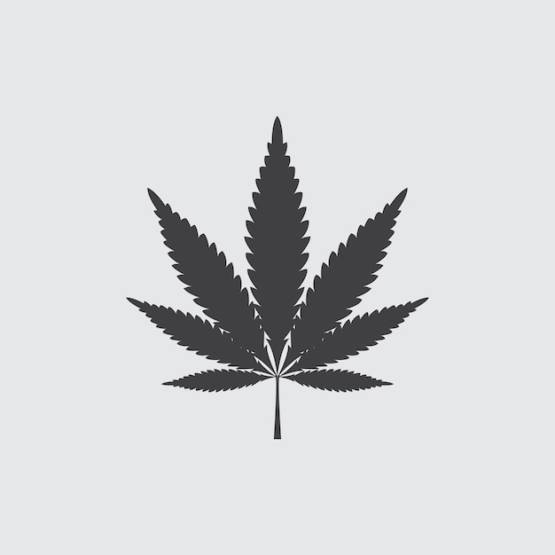 Vector icon van marihuana