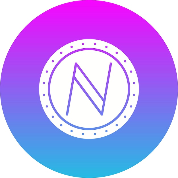 Vector icon van namecoin