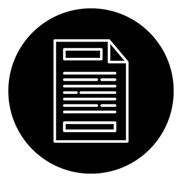 Icon van papier