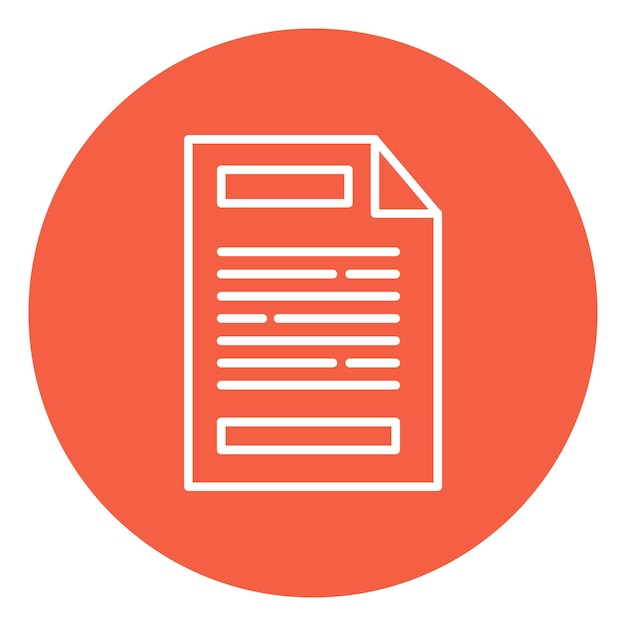 Icon van papier
