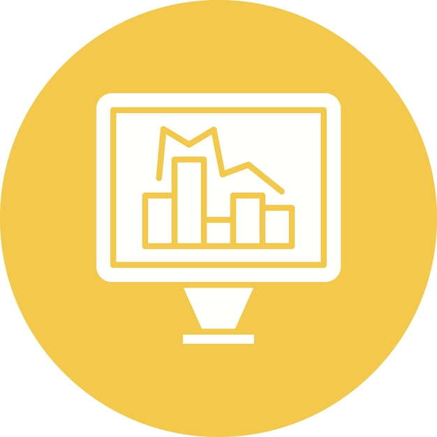 Icon vector afbeelding van Analytics Kan worden gebruikt voor projectbeheer