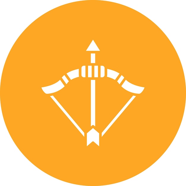 Icon vector afbeelding van boogschieten Kan worden gebruikt voor geschiedenis