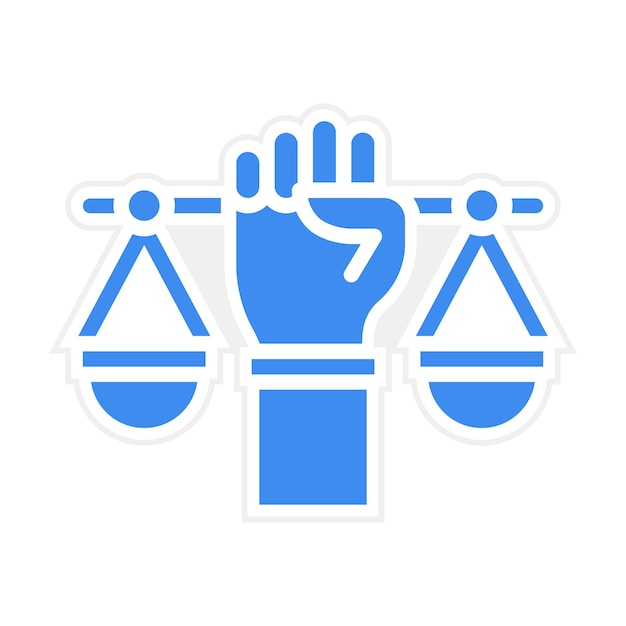 Icon vector afbeelding van burgerrechten Kan worden gebruikt voor mensenrechten