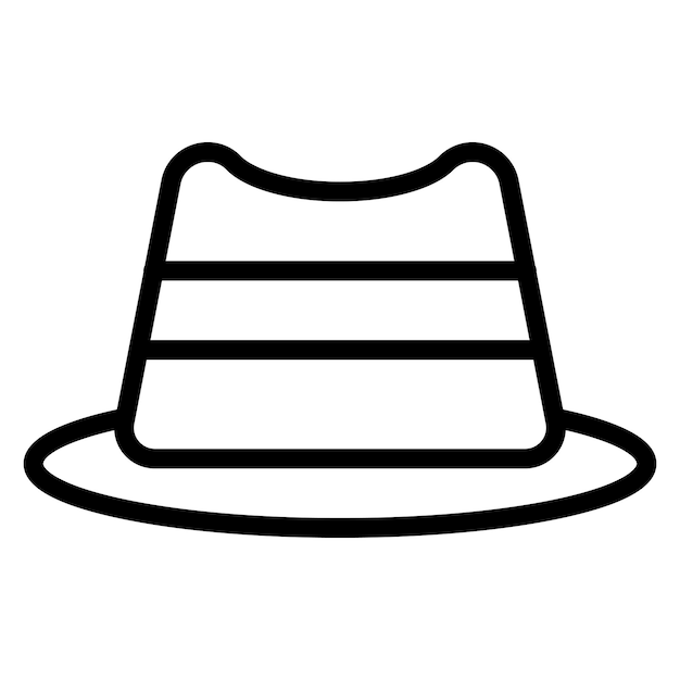 Icon vector afbeelding van de hoed kan worden gebruikt voor Trekking