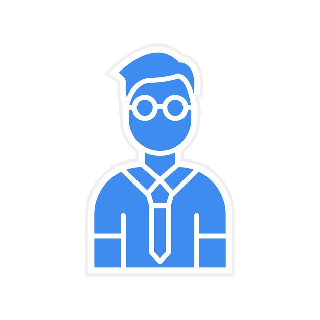 Icon vector afbeelding van de leraar Kan worden gebruikt voor leren