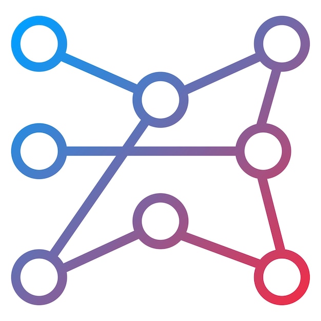 Vector icon vector afbeelding van de robuustheid van het netwerk kan worden gebruikt voor het maken van netwerken