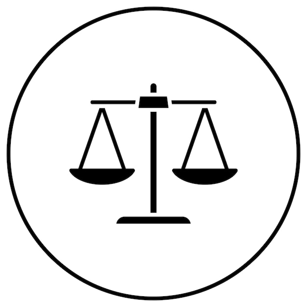 Icon vector afbeelding van de wet Kan worden gebruikt voor Immigratie