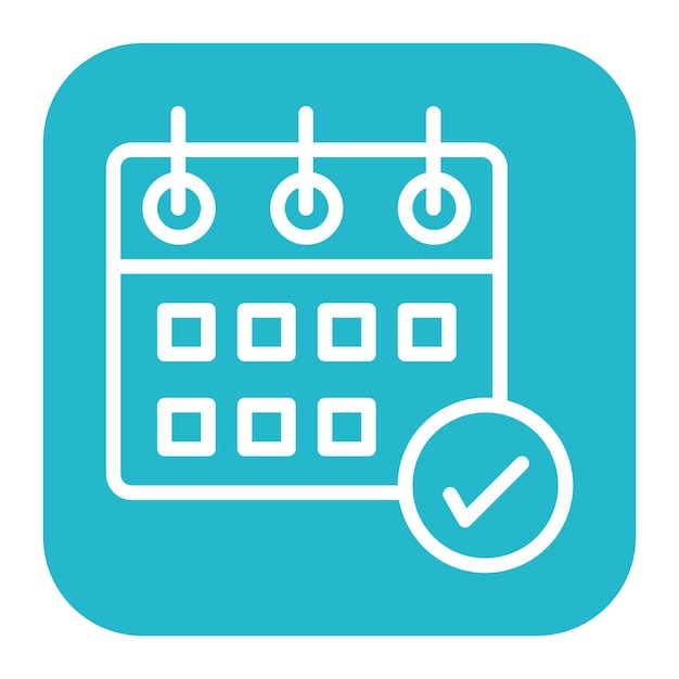 Icon vector afbeelding van de zakelijke kalender Kan worden gebruikt voor crisismanagement