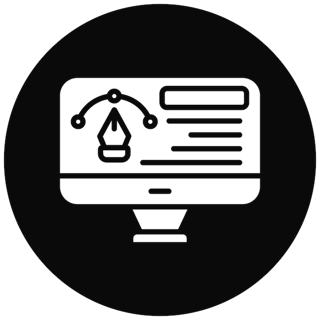 Icon vector afbeelding van het ankerpunt Kan worden gebruikt voor ontwerp