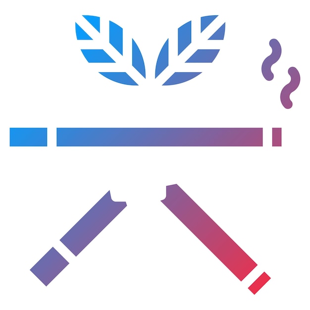 Icon vector afbeelding van het programma voor het stoppen met roken Kan worden gebruikt voor het roken