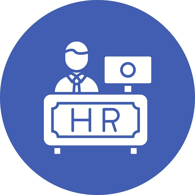 Icon vector afbeelding van HR-afdeling Kan worden gebruikt voor Human Resources