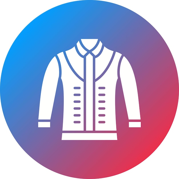 Icon vector afbeelding van jas Kan worden gebruikt voor kleding