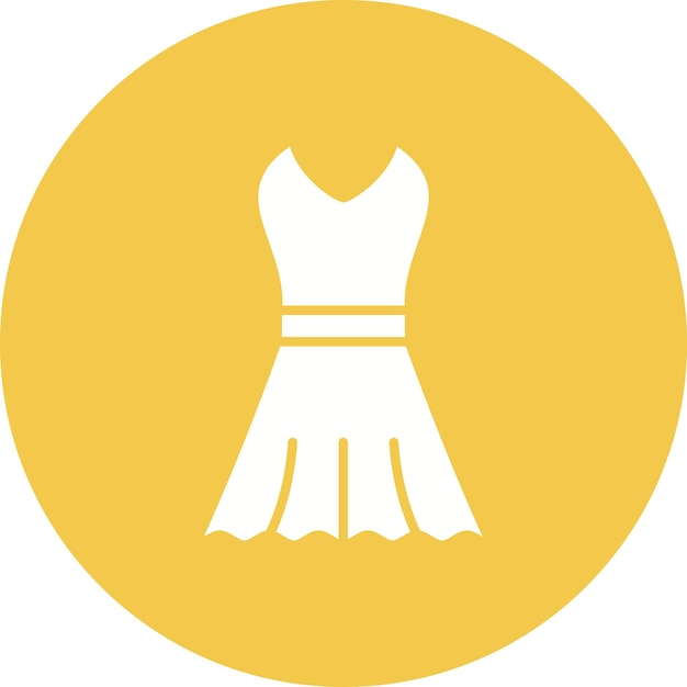 Icon vector afbeelding van jurk Kan worden gebruikt voor Mode