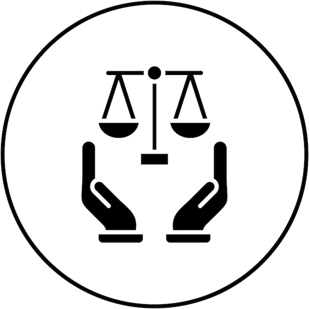 Vector icon vector afbeelding van pleidooi kan worden gebruikt voor wetgeving