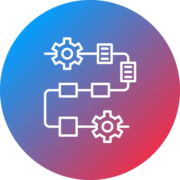 Vector icon vector afbeelding van roadmap kan worden gebruikt voor projectbeheer