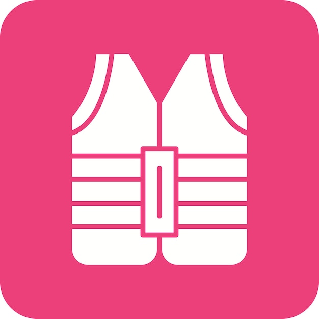Icon vector afbeelding van vest Kan worden gebruikt voor Mode