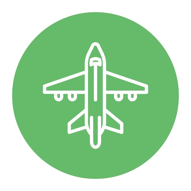 Icon vector afbeelding van vliegtuigen Kan worden gebruikt voor Battle Royale