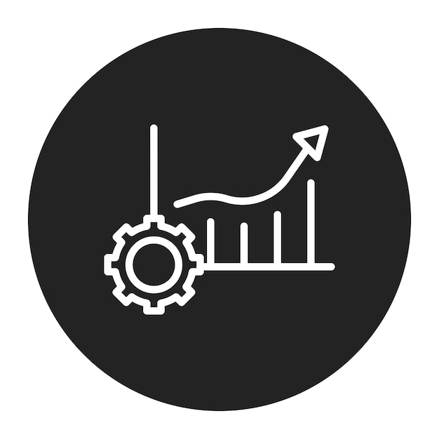 Icon vector afbeelding van vraagbeheer Kan worden gebruikt voor Operations Management