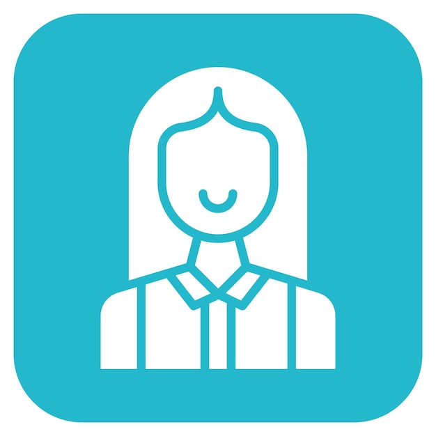 Icon vector afbeelding van zakenvrouw Kan worden gebruikt voor Gig Economy