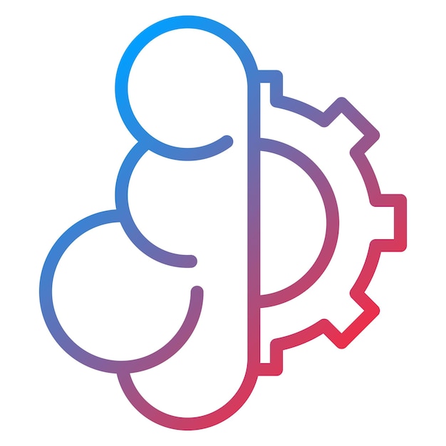 Icon vector afbeelding voor leren Kan worden gebruikt voor Thought Leadership
