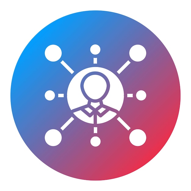 Icon vector afbeelding voor zakelijke netwerken Kan worden gebruikt voor netwerken