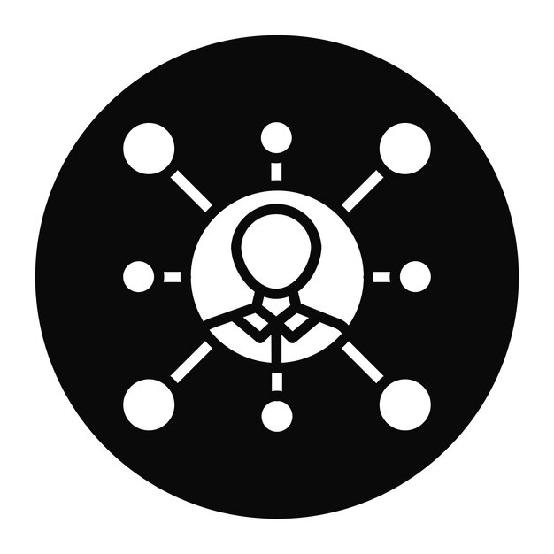 Icon vector afbeelding voor zakelijke netwerken Kan worden gebruikt voor netwerken