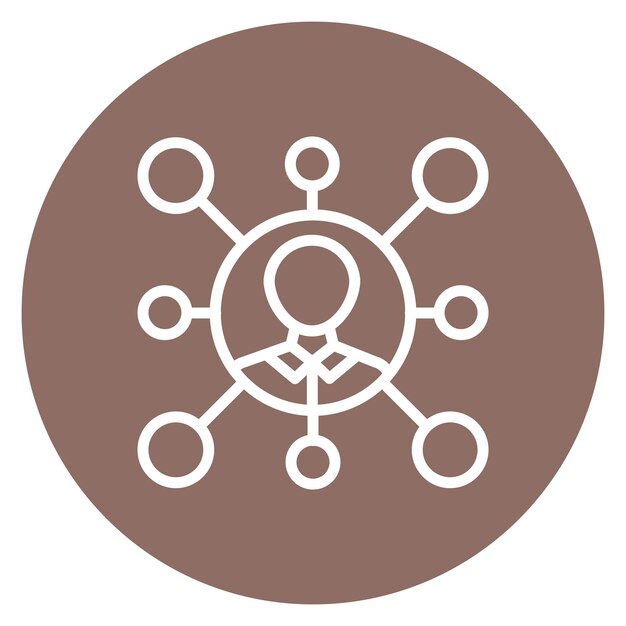 Icon vector afbeelding voor zakelijke netwerken Kan worden gebruikt voor netwerken