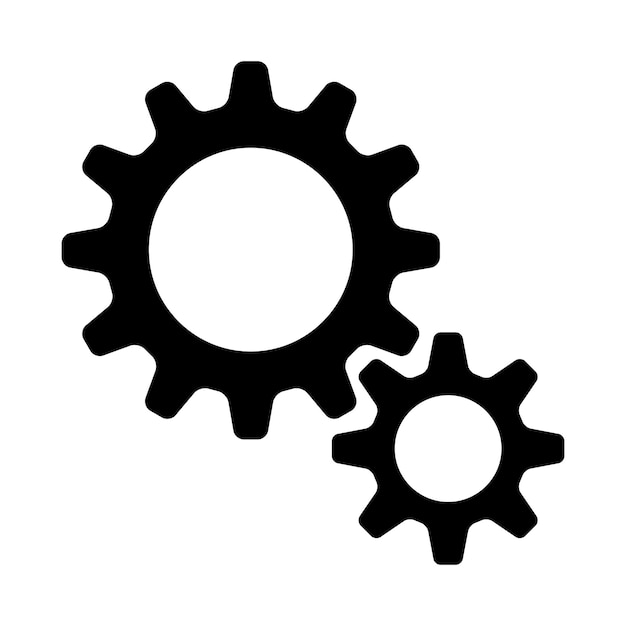 Icon Vector Gear Design Template