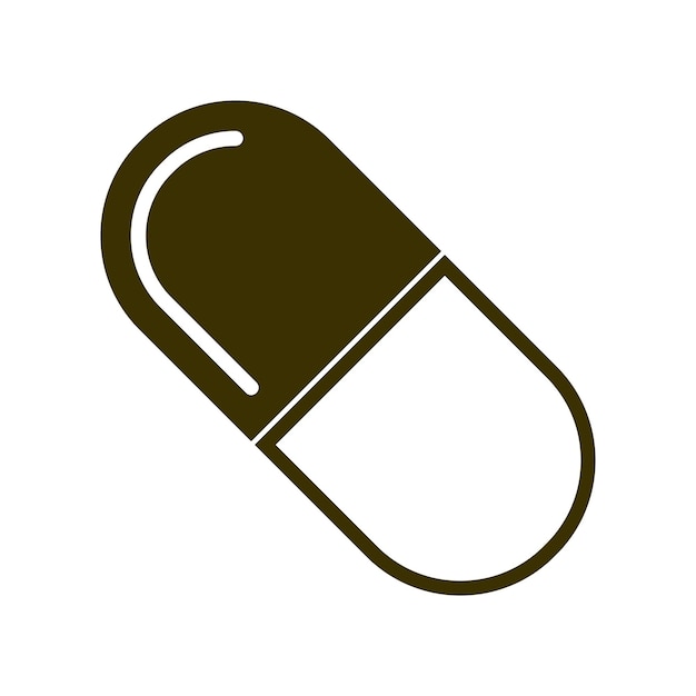 Icon vector ontwerp sjablonen voor capsules en pillen