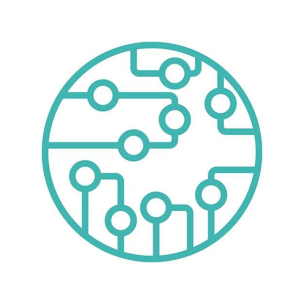 Icon vector ontwerp sjablonen voor printplaten