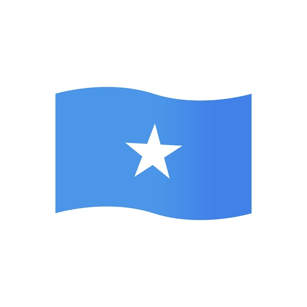 Icon vector van de vlag van Somalië