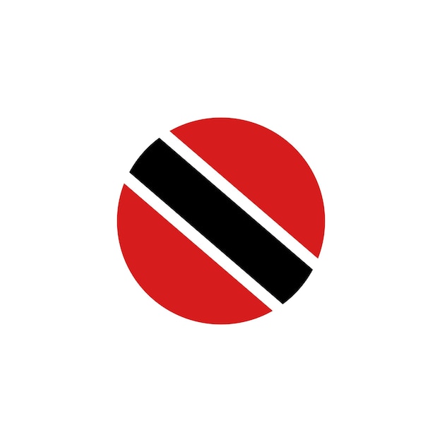 Icon vector van de vlag van Trinidad en Tobago