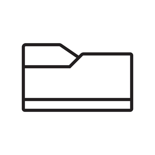 Icon vector van het bestand.