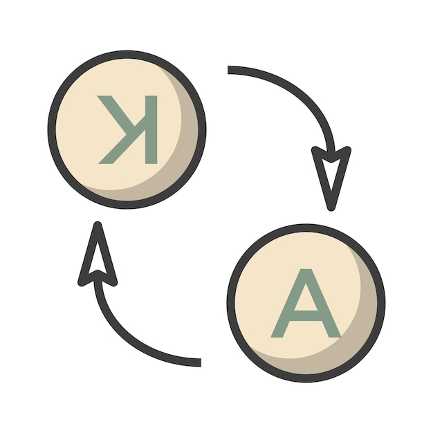 Icon-vertaling ontwerp vector sjabloon