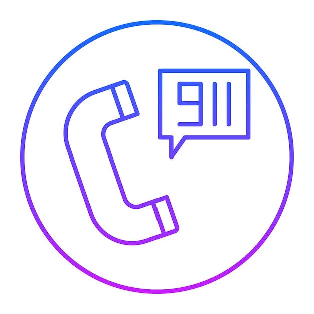 Icon voor 911 bellen