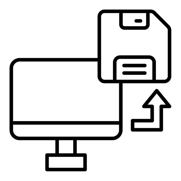 Icon voor back-up