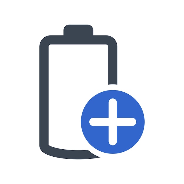 Icon voor batterij toevoegen