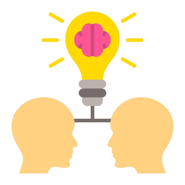 Icon voor brainstorming