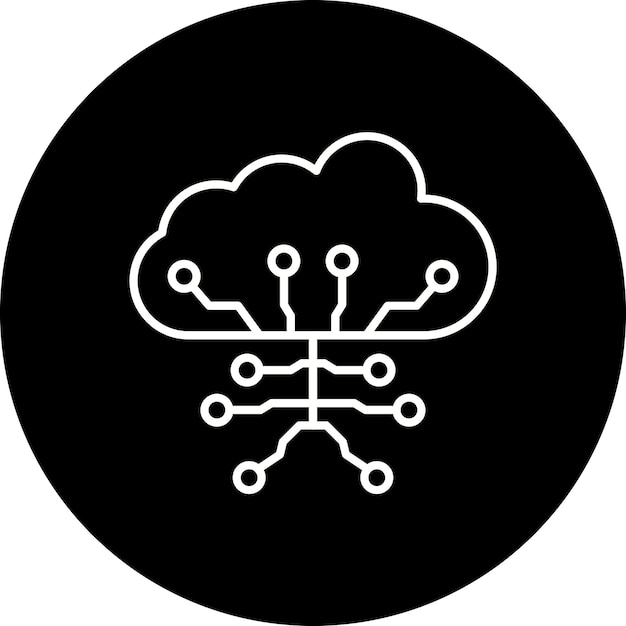 Icon voor cloud computing
