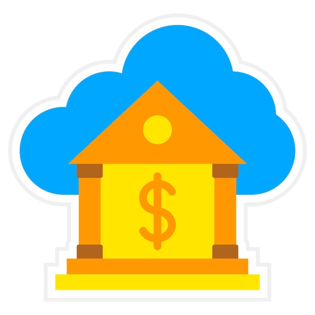 Icon voor cloudbanking