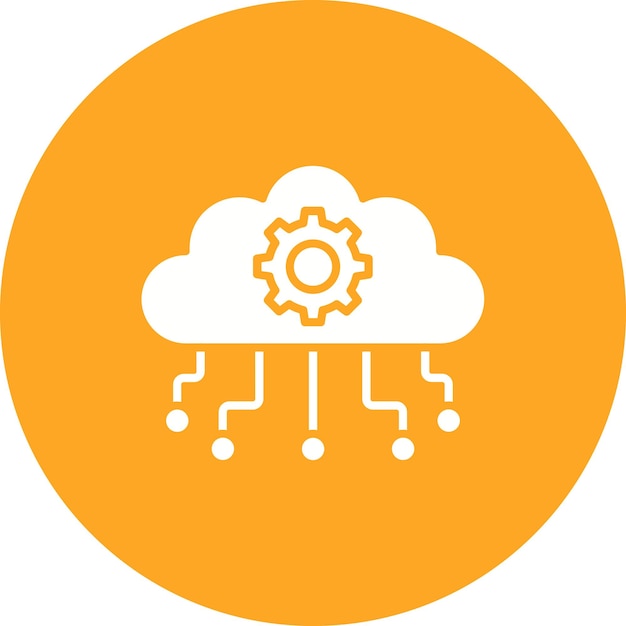 Icon voor cloudcomputing