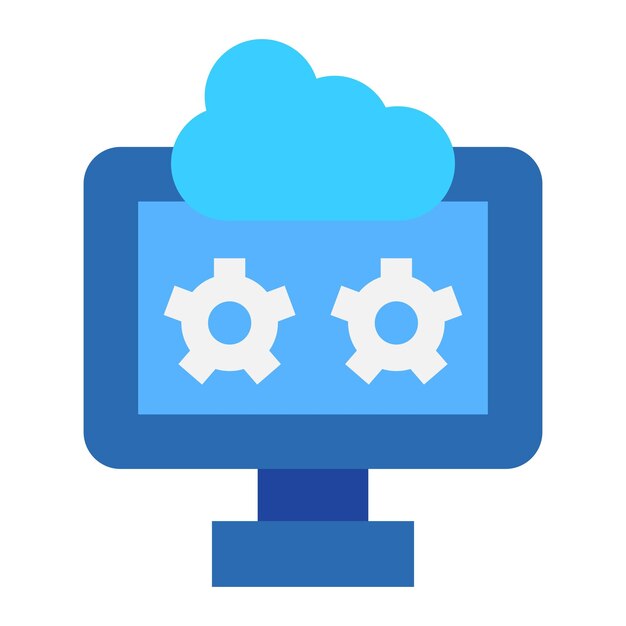 Icon voor cloudcomputing