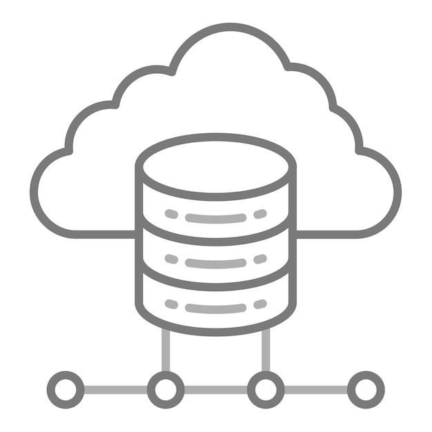 Icon voor cloudgegevens