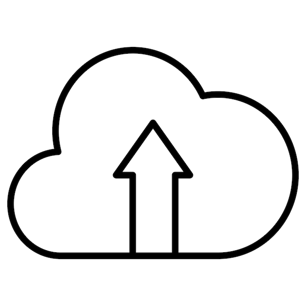 Icon voor cloudopslag